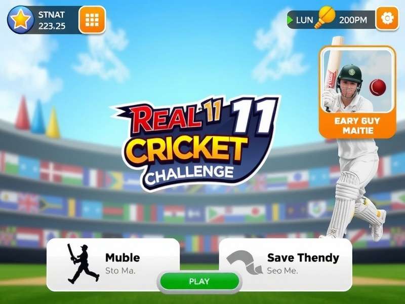Real11 Cricket Challenge Home Screen